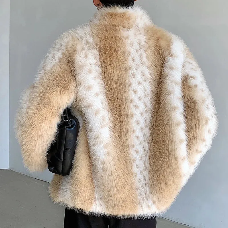 Yellow Color Fur Thick Jacket