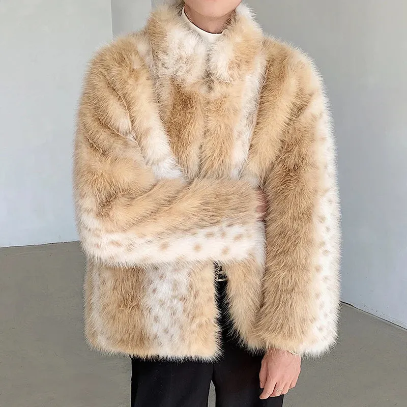 Yellow Color Fur Thick Jacket